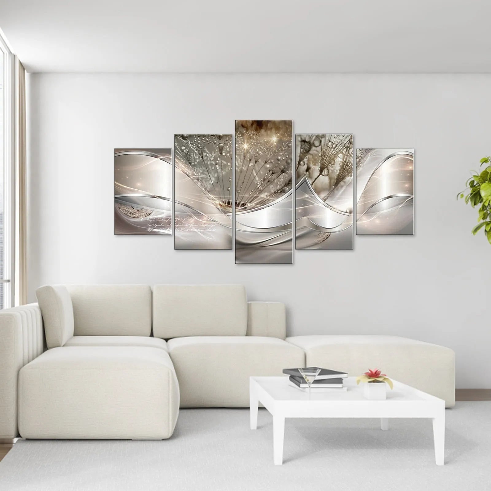 5pcs Canvas Prints Paintings Wall Art Modern Living Room Decor