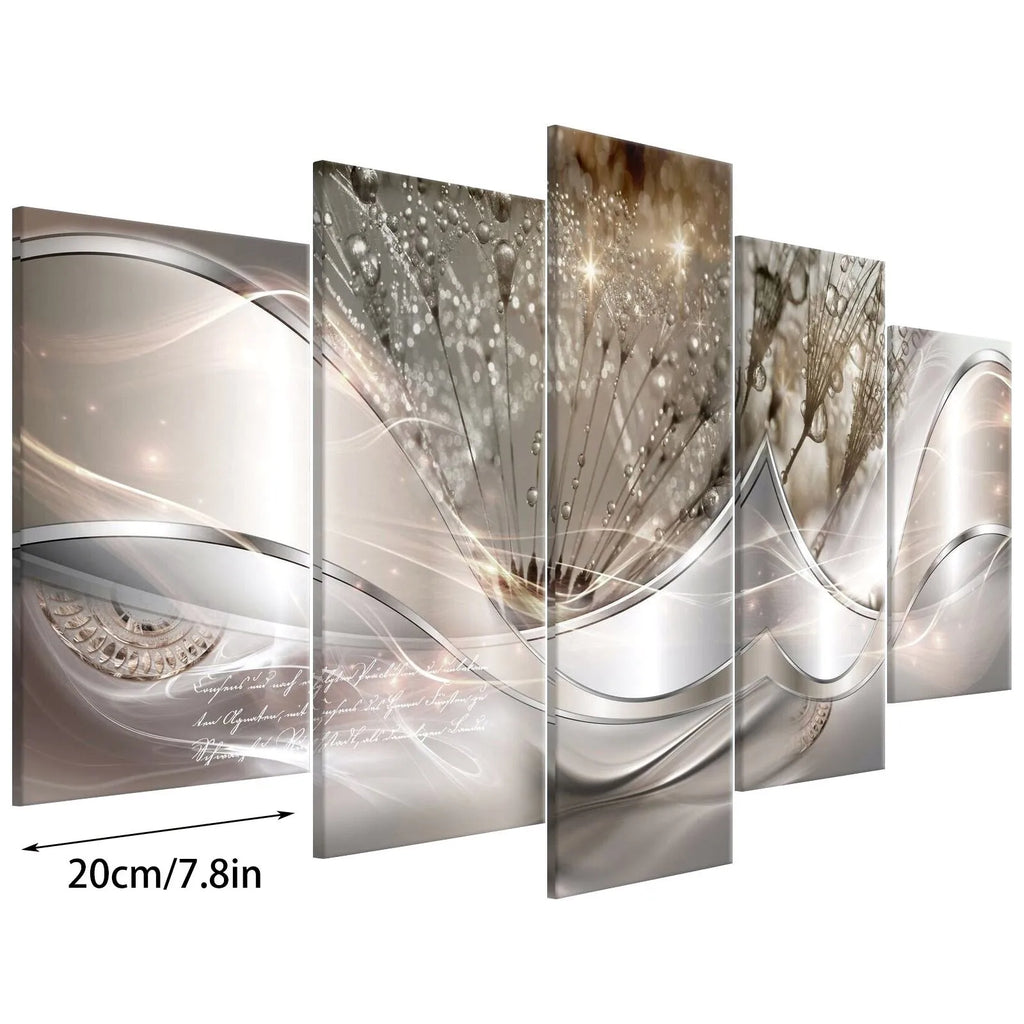 5pcs Canvas Prints Paintings Wall Art Modern Living Room Decor