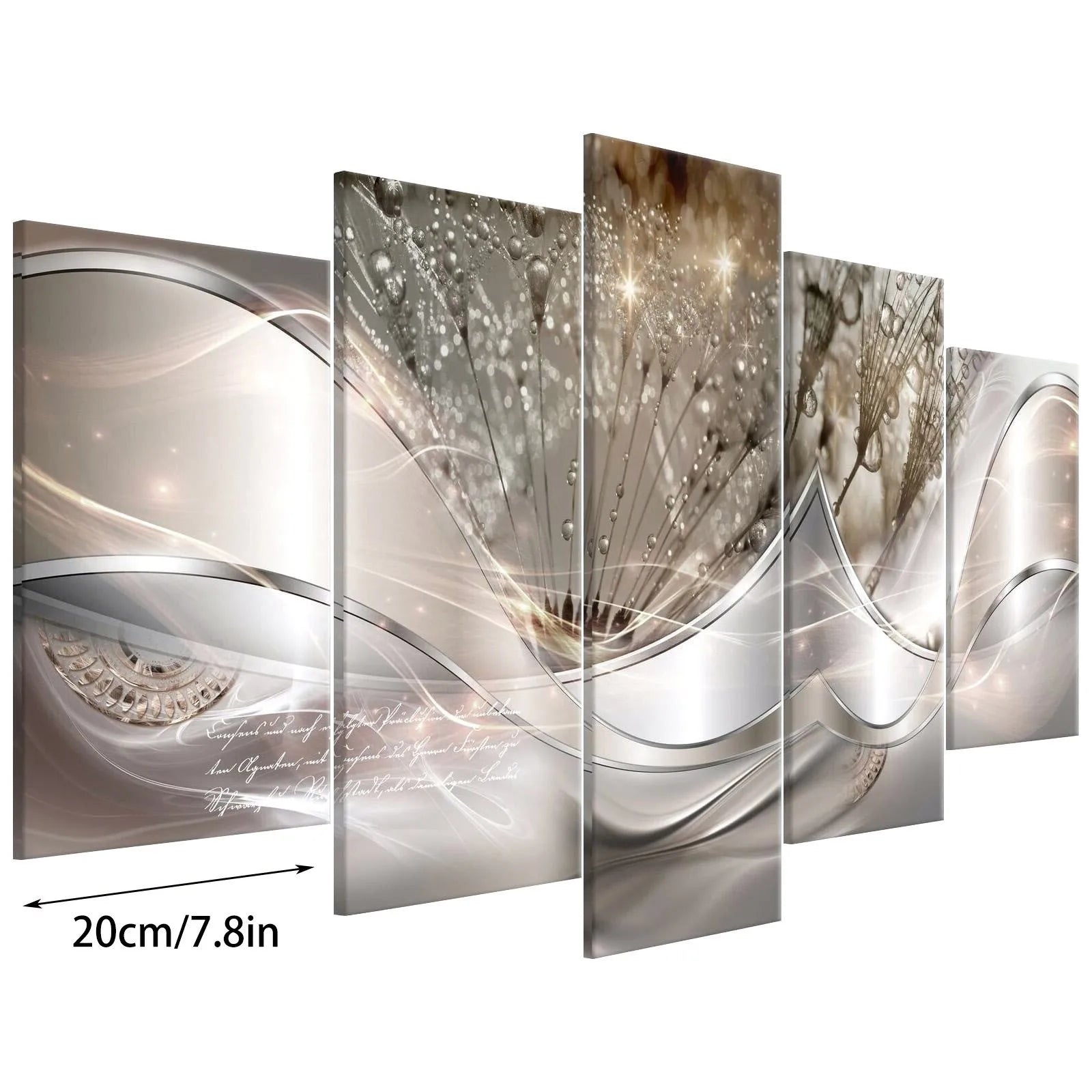 5pcs Canvas Prints Paintings Wall Art Modern Living Room Decor
